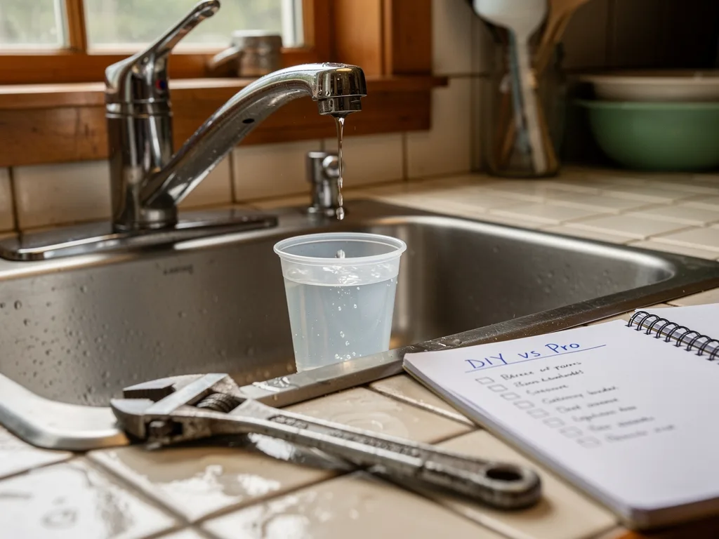 DIY vs When to Call a Pro for a Typical Plumbing Situation